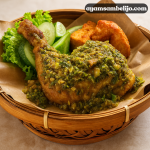 ayam sambel ijo pedas